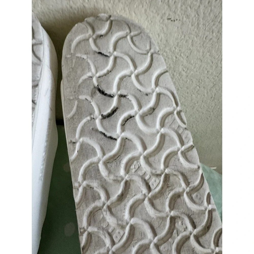 Birkenstock Arizona White EVA Slide Sandals Women's US 9 Standard Buckle Straps